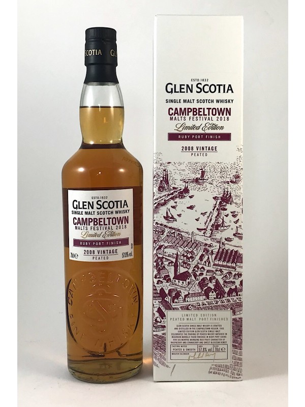 Glen Scotia 2008 Vintage Ruby Port Cask Finish